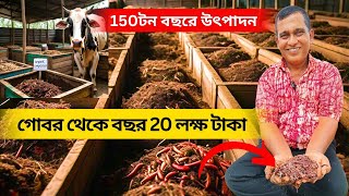 বছরে 150 টন গোবর সার উৎপন্ন হয়। প্রায় ২০ লক্ষ টাকার গোবর ষাঁড় বিক্রি হয় এখান থেকে।