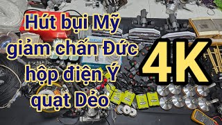 29/9/24 Quạt Dẻo 4K, Giảm chấn Đức, Trạm Thuỷ Lực , Bánh xe Nâng, Hút Bụi Mỹ, Hàng Nhật Bãi Mới Nhất