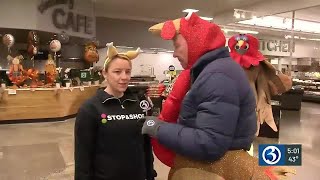 TURKEY TROT: Simsbury Stop & Shop's director of community relations