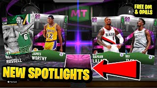 NEW TRIPLE THREAT SPOTLIGHTS!! 4 FREE DARK MATTERS & 30 FREE GALAXY OPALS NBA 2K21 MYTEAM