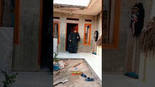 Terciduk Wajah Di Balik Grandong Seram Keluar Dari Rumah Warga #shorts #viralvideo #grandong