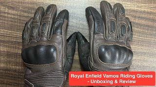 Royal Enfield Vamos Riding Gloves- Brown - Review of Most premium riding gloves