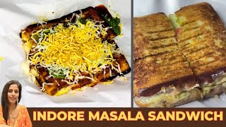 INDORE KA FAMOUS MASALA SANDWICH | Street Style Sandwich Recipe | Snacks For Kids | Silkyskitchen |