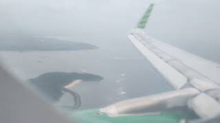 Citilink A320 QG684 Hard Landing With Turbulance.