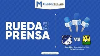 Rueda de prensa Millonarios 0-0 Bucaramanga Octavos de final Ida