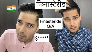 Q/A आपके/Your Finasteride Questions| Finasteride results 13 months| Side effects|hindi | Hairfall|