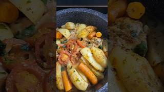 Tajine de poulet et légumes #tajinelegumes #repasdusoir #bonappetit