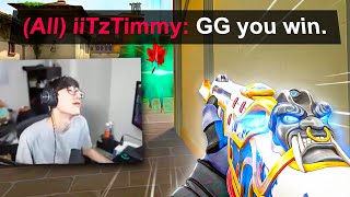 played against iiTzTimmy on VALORANT and this happened..