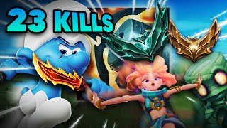 KATARINA? MORE LIKE SMURFARINA! HAHAHA | Skylex