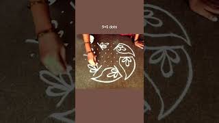 #shorts #shortvideos #kolam #rangoli #muggulu #pongalrangoli  #dotkolam #easyrangoli#pongalkolam