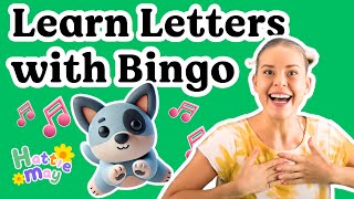 BINGO Nursery Rhyme 🐶 | Fun Kids Songs with Hattie May | Sing & Play Along!