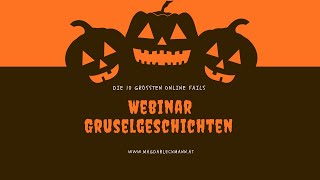 Webinar Gruselgeschichten