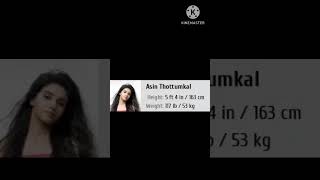 Asin thottumkal Height & weight #PN Meena9352#viral#viralvideo #youtubeshorts #trending#shorts#short