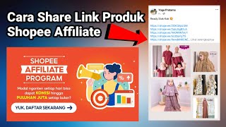 Cara Share Link Produk Shopee Affiliate