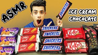 Nutella & Snickers & KitKat & LEXUS & Lottus Biscoff  Ice Cream | MUKBANG  ASMR  |