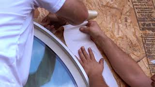 How to Install FortiFlex Butyl on an Arch-shaped Window