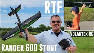 Volantex RC - Ranger 600 Stunt - RTF - Maiden Flights + Unbox + Youngest Son Flying