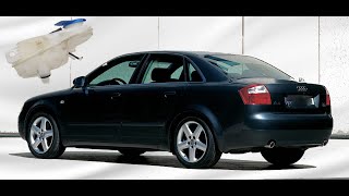 Audi A4 ремонт бачка омывателя.