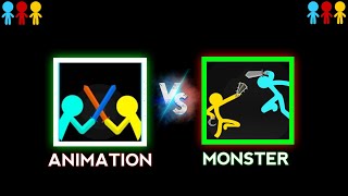 SUPREME DUELIST STICKMAN 🇻🇳 🇧🇷 ANIMATION VS MONSTER 🇷🇺 #stickman #shorts #animation @alanbecker