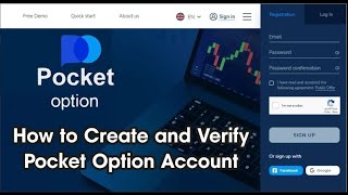 How to Create and Verify Pocket Option Account