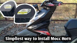 How to install Dual horn/MOCC Horn  HondaBeatFi