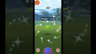 Catching Shiny Hoppip..#shiny #pokemongo #pokemon #hoppip #shorts #pikachuofficial2023