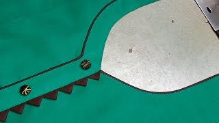 beautiful neck design cutting and stitching for chudithar #kurti