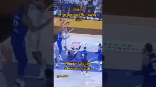 #OLYMPICS France vs Serbia Jokic bullies Wembanyama