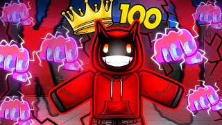 I Got A 100 KILLSTREAK With ADMIN KJ MOVESET... (Roblox The Strongest Battlegrounds)