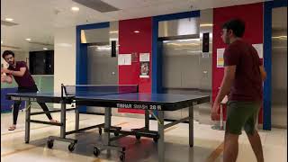 Missed an easy smash!!! | playing table tennis