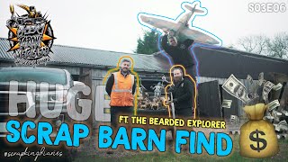 HUGE SCRAP BARN FIND FT. THE BEARDED EXPLORER | Scrap King Diaries #S03E06