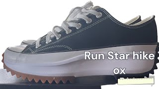 Unboxing Run Star hike OX from Converse | in canvas | Black, white and gum  | unisex