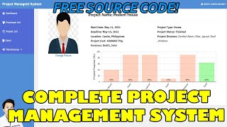 Complete Project Management System  using PHP/MySQL | Free Source Code Download