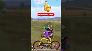 #short Mountain bike in pubg mobile.