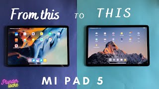 Mi Pad 5 Icon and Font Customization Tips