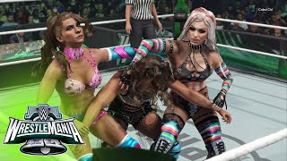 WWE 2K24 WRESTLEMANIA XL DAY 2 - NXT WOMEN'S CHAMPIONSHIP TRIPLE THREAT EXTREME RULES MATCH