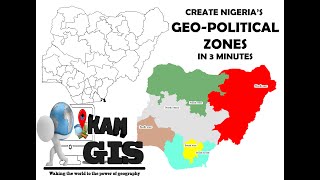 Create Nigeria's Geopolitical zone Map in 3 minutes