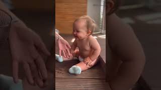 He was drinking was curly #cute #cutebaby #baby #shorts #viral