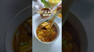 Restaurant Style Hot & Sour Soup.  #shorts #short #recipeshorts #recipeoftheday #souprecipe