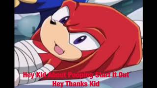 Knuckles Poop Diaper Change!