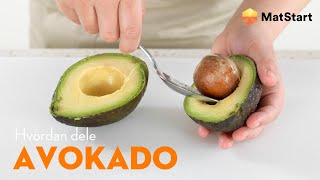 Slik deler du en avokado | MatStart