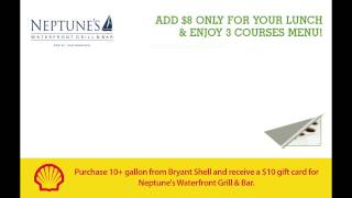 Neptune's Waterfront Bar and Grill in Pier 39-Lunch Special-Bryant Shell Promo