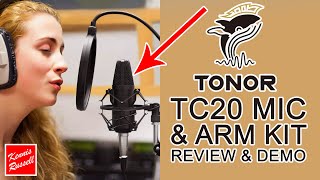 Tonor TC20 Condenser Mic & Arm Kit | Review & Demo