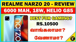 Realme Narzo 20 Mobile Review in Tamil | 6000 mAh ⚡⚡Helio G85 | Realme Narzo 20 Series | Tech Kotta