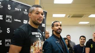 Joe Joyce, David Haye, Ruqsana Begum Post Show Interview