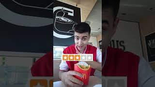 Probé McDonald's de 1 estrella vs 5 estrellas ¿Cuál es MEJOR?