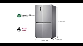 LG | 687 L Frost Free | Side-by-Side | Refrigerator