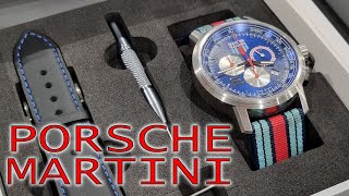 UNBOXING My Porsche Martini Watch! Special Limited Edition with My Cayman GT4