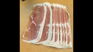 #Easy way to chop prosciutto