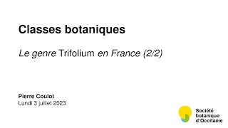 Les Trifolium de la flore de France (partie 2)